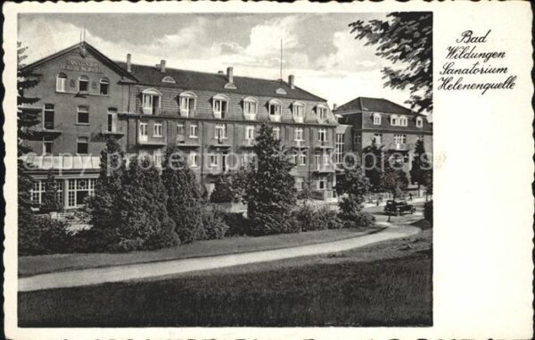 Bad Wildungen Sanatorium Helenenquelle (Stempel)
