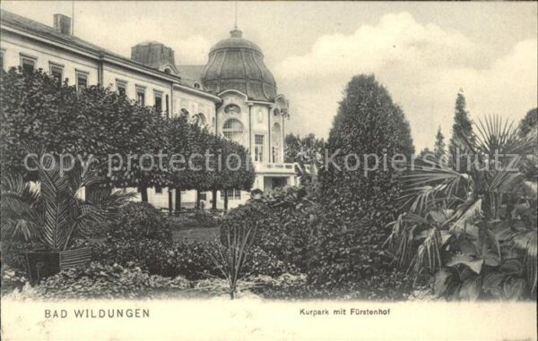 Bad Wildungen Kurpark mit Fürstenhof