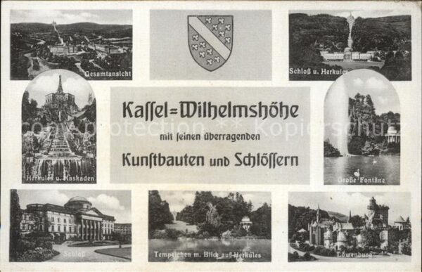 Wilhelmshoehe Kassel Löwenburg u.Schloß