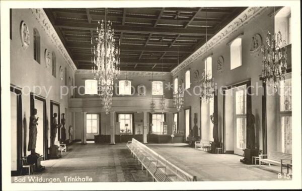 Bad Wildungen Innenansicht von der Trinkhalle