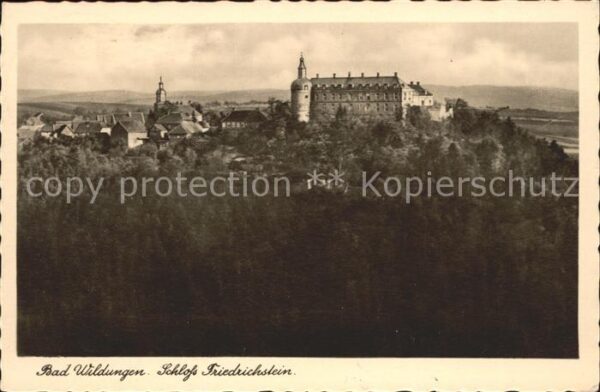 Bad Wildungen Schloß Friedrichstein (Stempel)