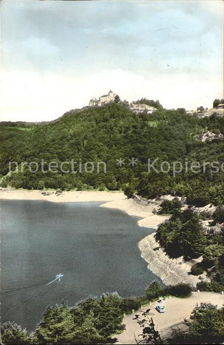 Edersee Schloß Waldeck mit Edersee