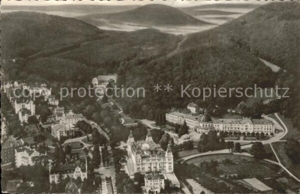 Bad Wildungen Luftaufnahme vom Badeviertel