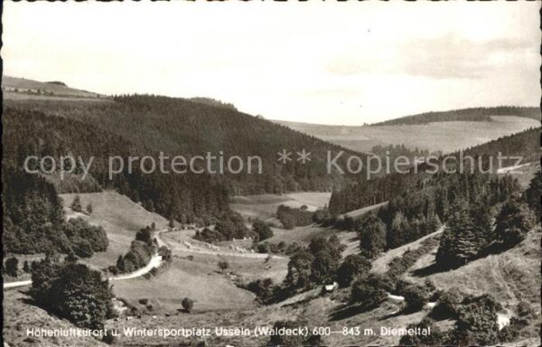 Usseln Blick ins Diemeltal (Stempel)