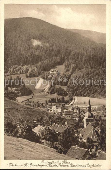 Lautenthal Harz mit Kirche