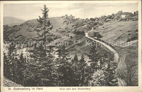 St Andreasberg Harz Blick zum Glockenberg