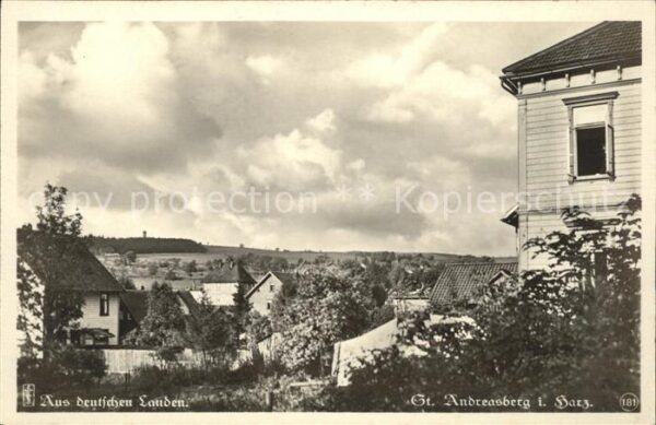 St Andreasberg Harz Blick zur Jordanshöhe