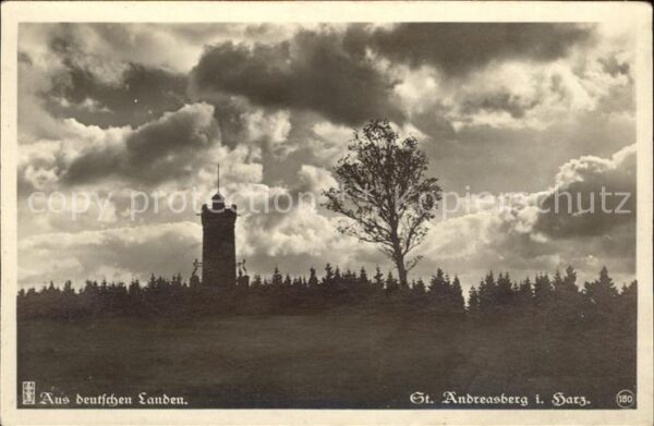 St Andreasberg Harz Aussichtsturm auf der Jordanshöhe