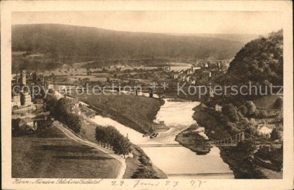 Hann. Muenden Blick ins Fuldatal