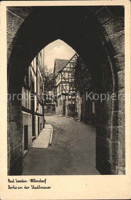 Bad Sooden-Allendorf Partie an der Stadtmauer