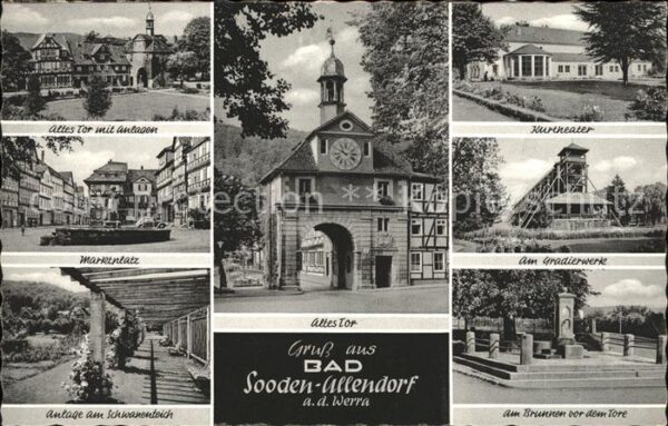 Bad Sooden-Allendorf Gradierwerk Marktplatz u.Altes Tor