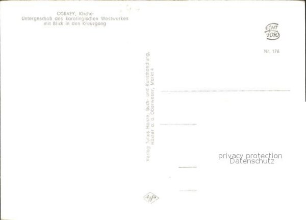 Corvey Innenansicht von der Kirche (Untergesch – Bild 2
