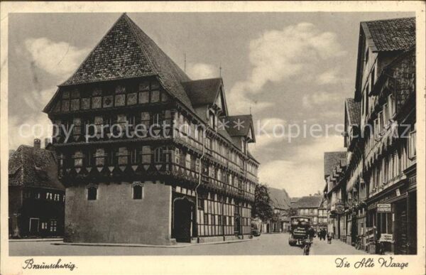 Braunschweig Partie an der Alte Waage