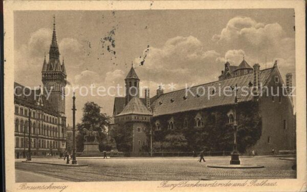 Braunschweig Burg Dankrardsrode u.Rathaus