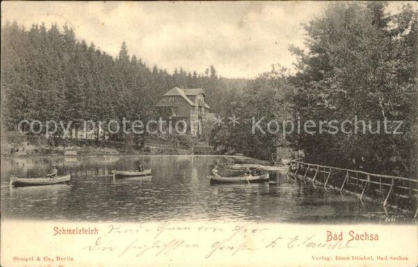 Bad Sachsa Harz Partie am Schmelzteich