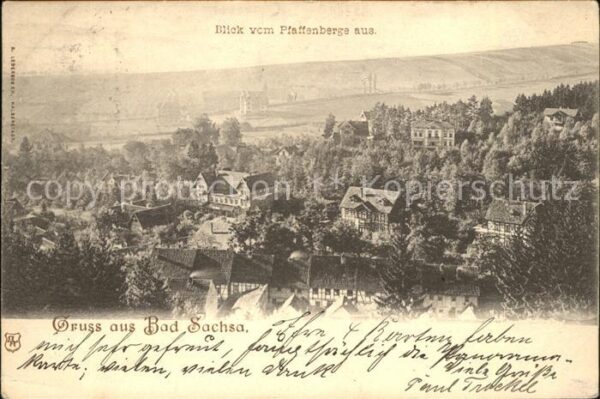 Bad Sachsa Harz Blick vom Pfaffenberge