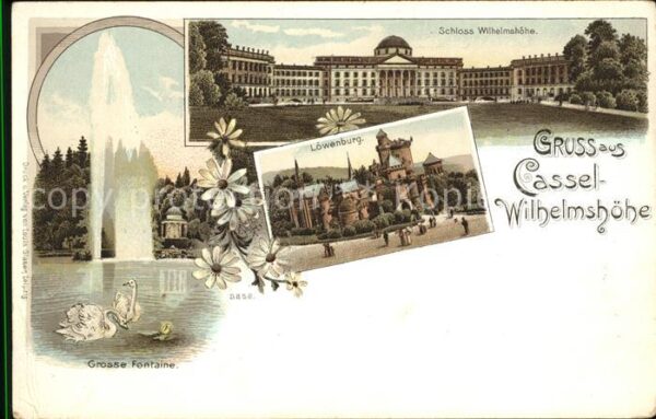 Wilhelmshoehe Kassel Löwenburg u.Schloss