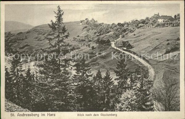 St Andreasberg Harz Blick zum Glockenberg