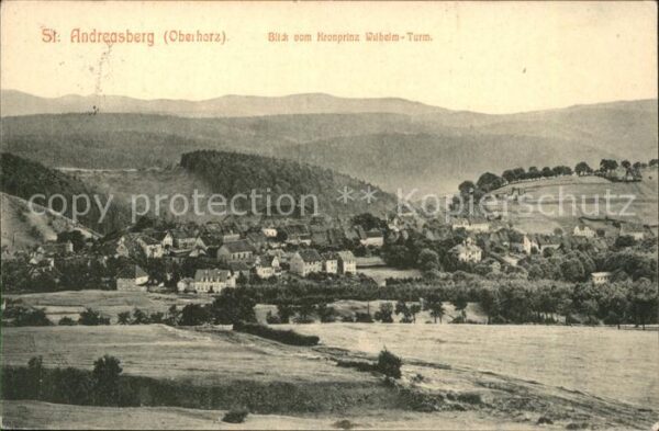 St Andreasberg Harz Blick vom Kronprinz Wilhelm-Turm
