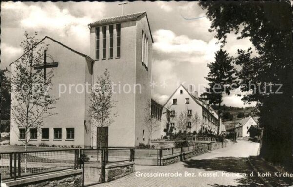 Grossalmerode Partie an der Kath.Kirche