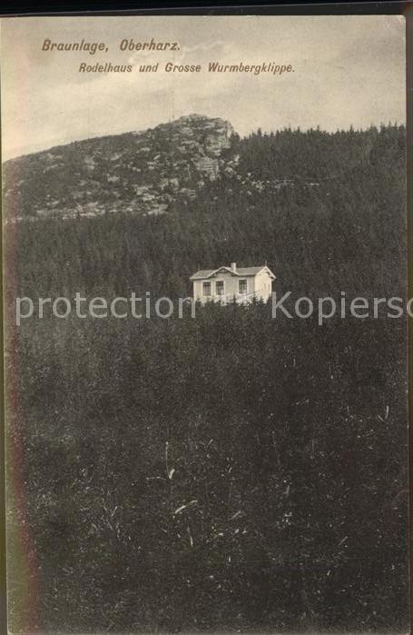 Braunlage Rodelhaus u.Grosse Wurmbergklippe