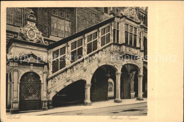 Luebeck Rathaus Treppe