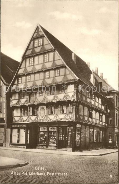 Celle Niedersachsen Altes Patrizierhaus Poststrasse Histori