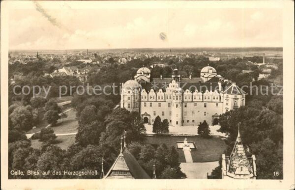 Celle Niedersachsen Blick auf das Herzogschloss