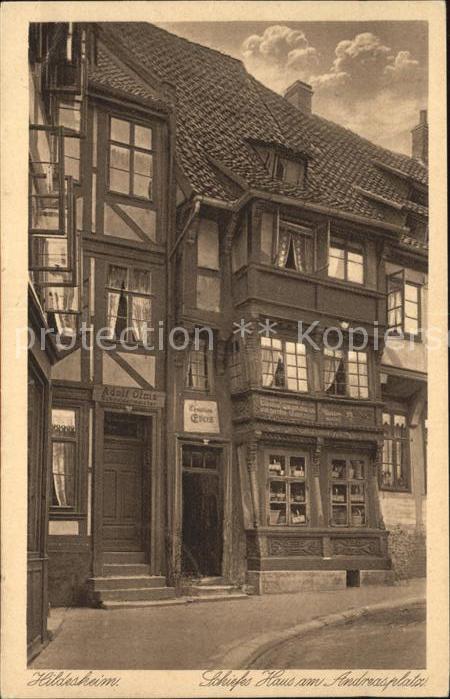 Hildesheim Schiefes Haus am Andreasplatz