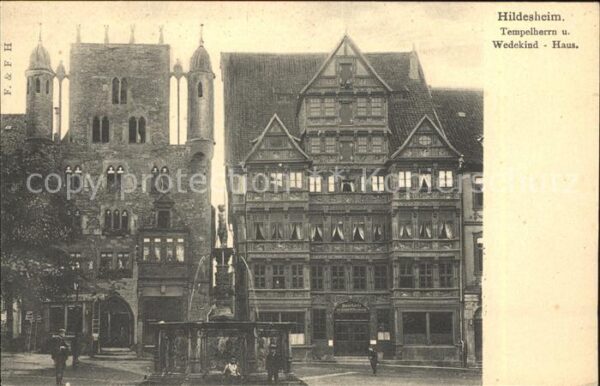 Hildesheim Tempelherren Wedekindhaus Brunnen