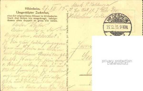 Hildesheim Fachwerkhaus Umgestülpter Zuckerhut und – Bild 2