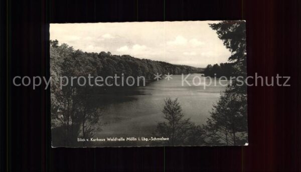 Moelln Lauenburg Blick vom Kurhaus Waldhalle Schmalsee