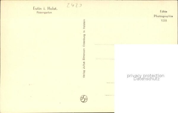 Eutin Rosengarten Rosenstadt Holsteinische Sc – Bild 2