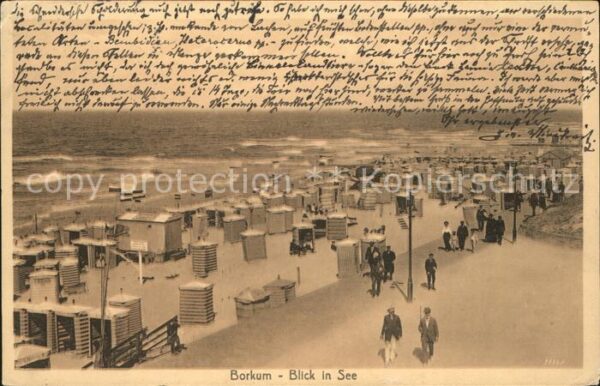 Borkum Strand Promenade