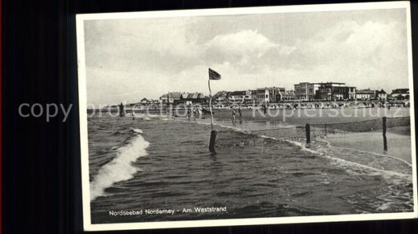 Norderney Nordseebad Weststrand
