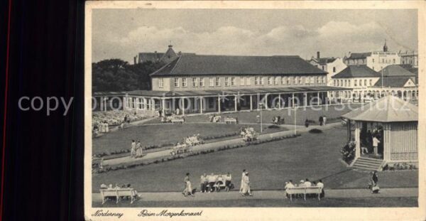 Norderney Nordseebad Beim Morgenkonzert Pavillon