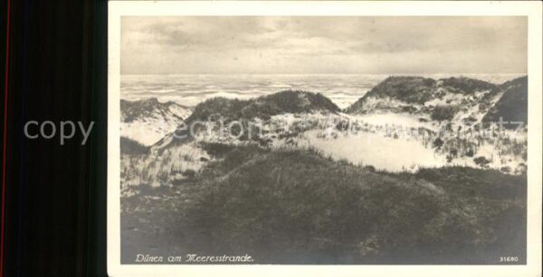 Norderney Nordseebad Dünen am Meeresstrand
