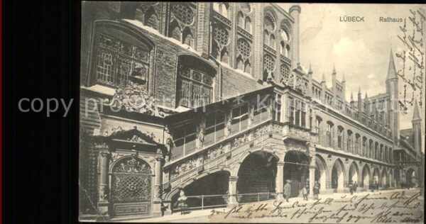 Luebeck Rathaus Treppenaufgang