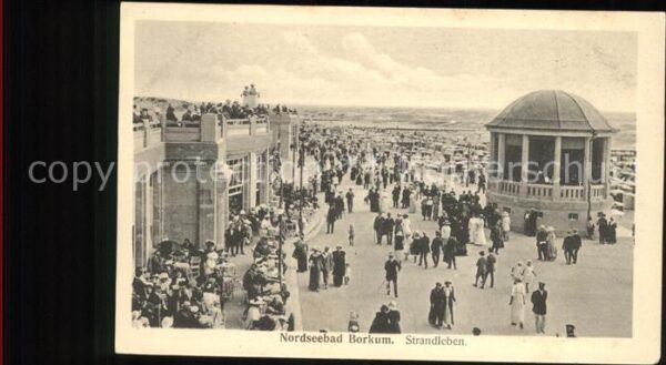 Borkum Strandleben Pavillon Aussichtsterrasse