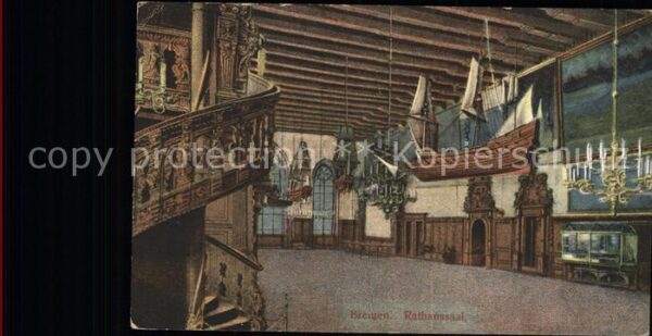 Bremen Rathaussaal Schiffsmodell