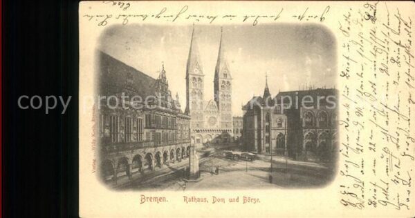 Bremen Rathaus St. Petri Dom Marktplatz Börse