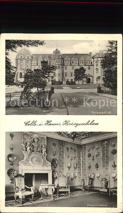 Celle Niedersachsen Herzogschloss Porzellansaal