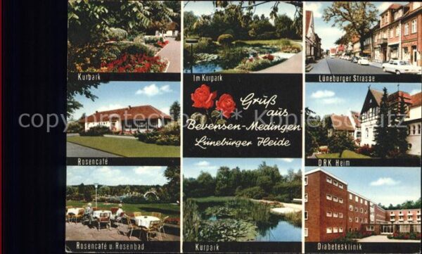 Medingen Bad Bevensen Kurpark Rosencafe Schwimmbad Kurpark Te