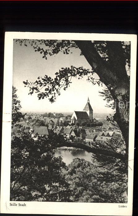 Moelln Lauenburg Ortsansicht mit Kirche