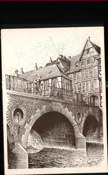 Hannover Hannoversche Baudenkmäler Brücke Künstl