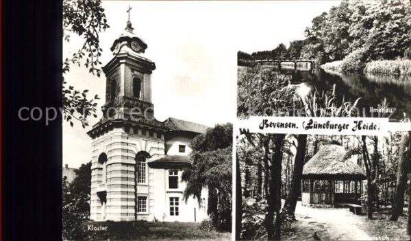 Bad Bevensen Kloster Partie an der Ilmenau Sängershö