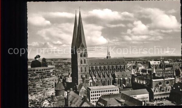 Luebeck St. Marienkirche Rathaus