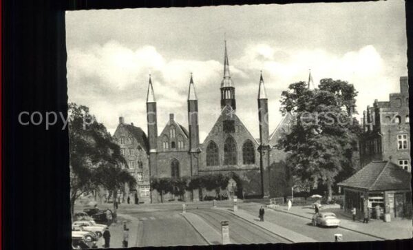 Luebeck Koberg Blick zum Heiligen Geist Hospita