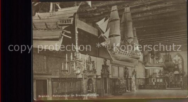 Bremen Rathaussaal Bremer Rathaus Modelle von