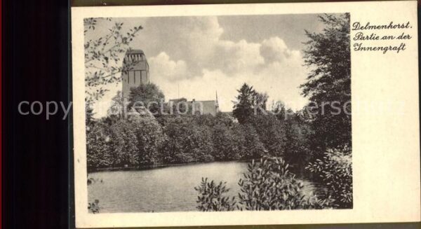 Delmenhorst Partie an der Innengraft Wasserturm